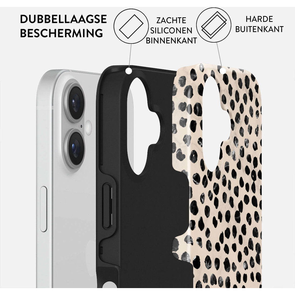 Burga Tough MagSafe Case Apple iPhone 16 - Almond Latte - Afbeelding 2