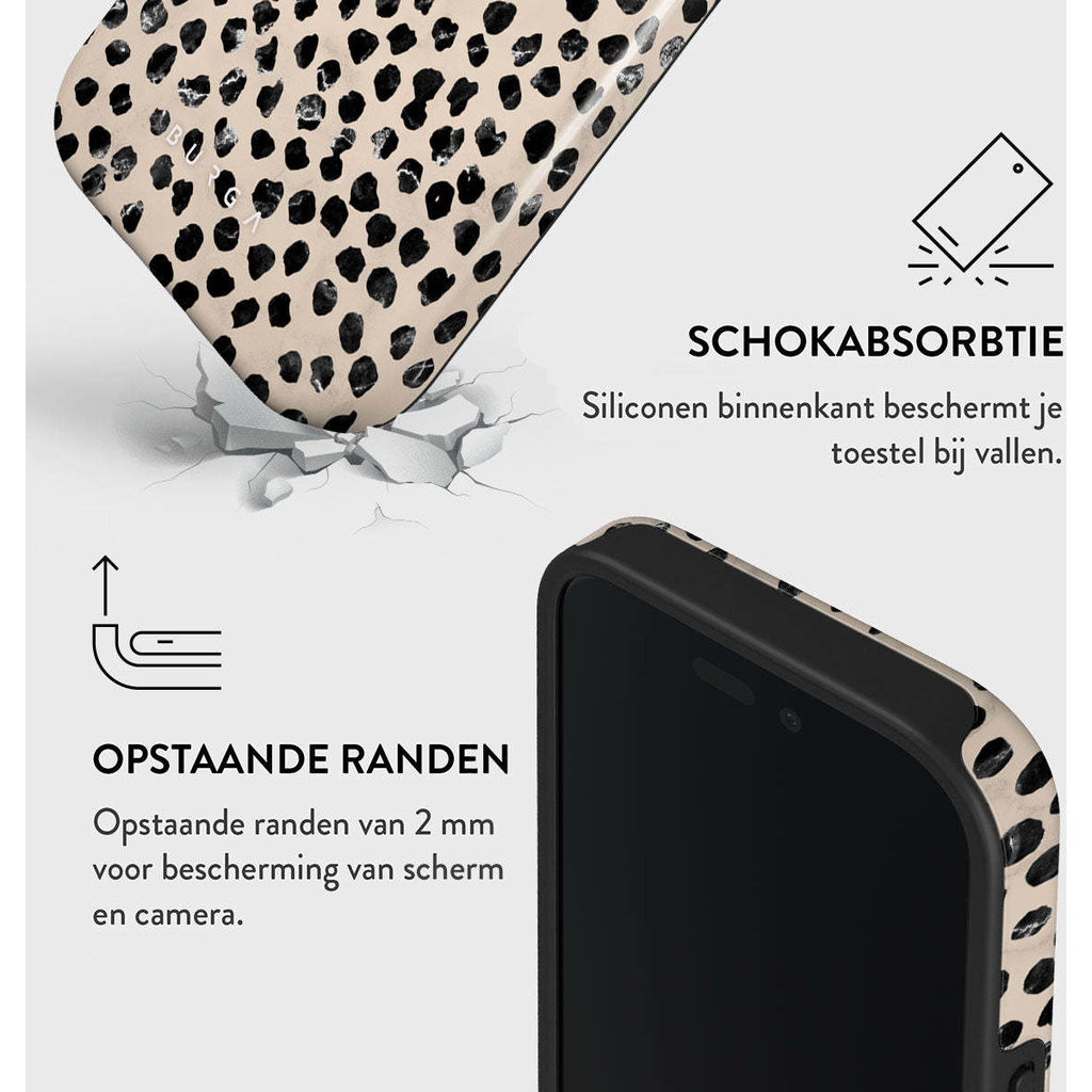 Burga Tough MagSafe Case Apple iPhone 16 - Almond Latte - Afbeelding 4