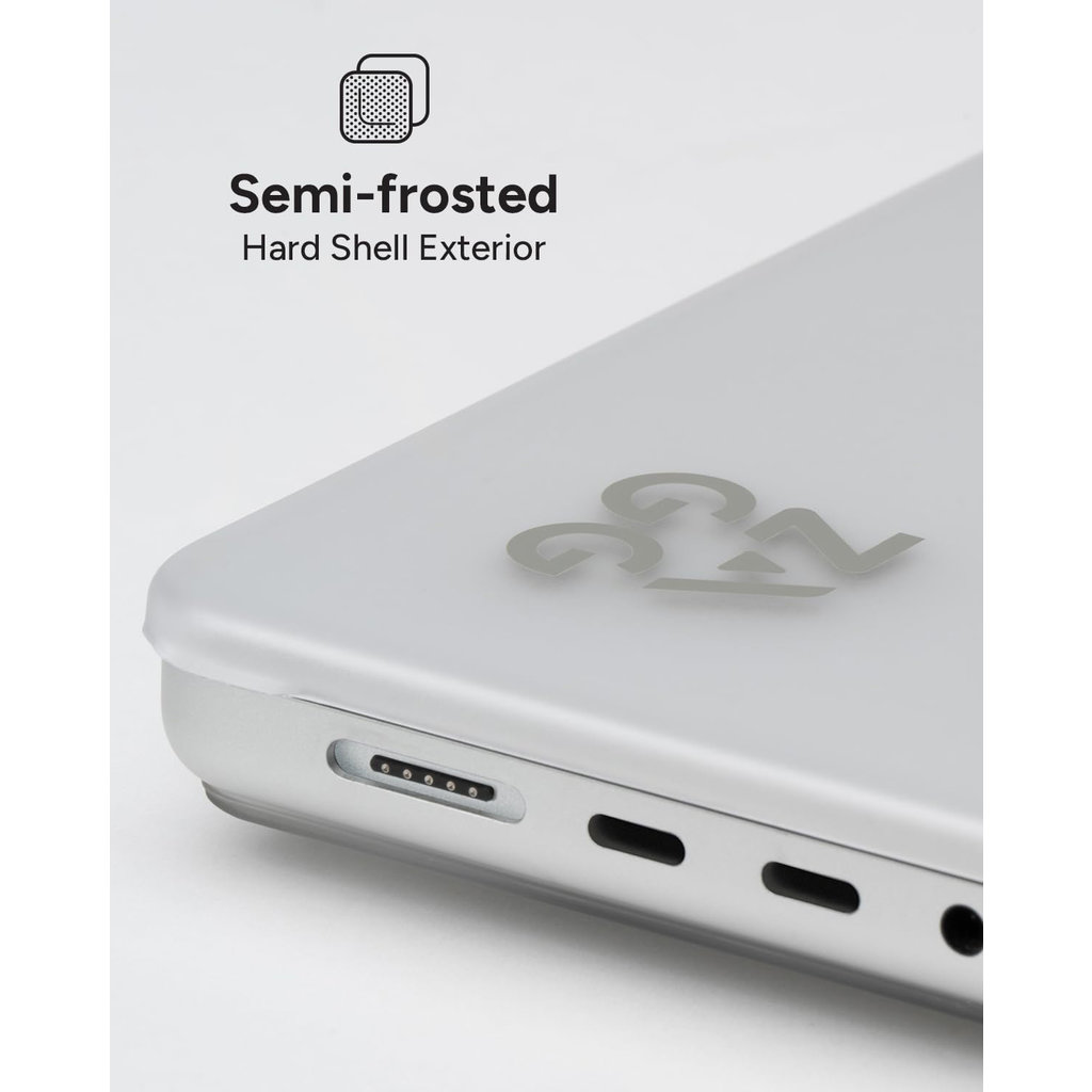 ZAGG Hard Case Apple Macbook Pro 14 M3/M2/M1 Frosted Clear - Afbeelding 5