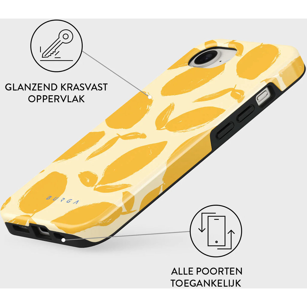 Burga Tough MagSafe Case Apple iPhone 16e - Lemon Tart - Afbeelding 3