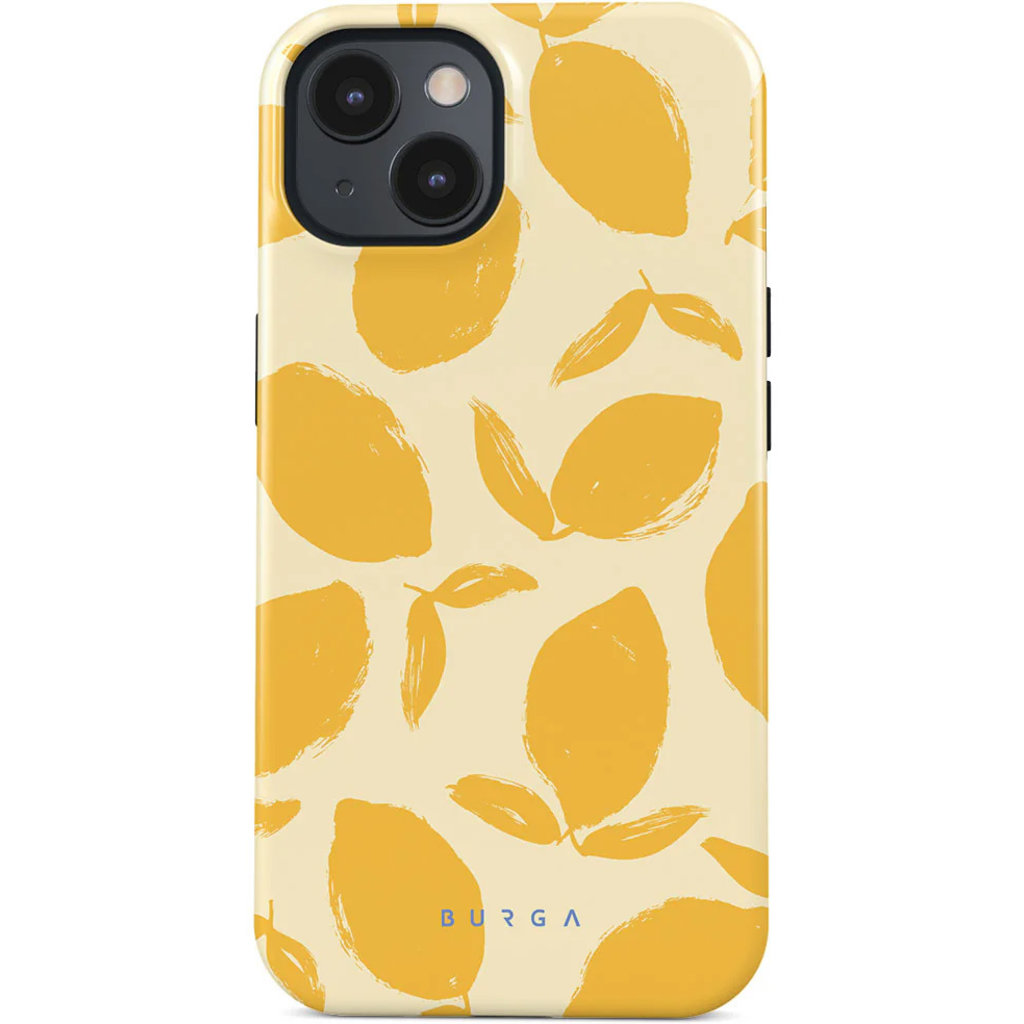 Burga Tough MagSafe Case Apple iPhone 15 - Lemon Tart