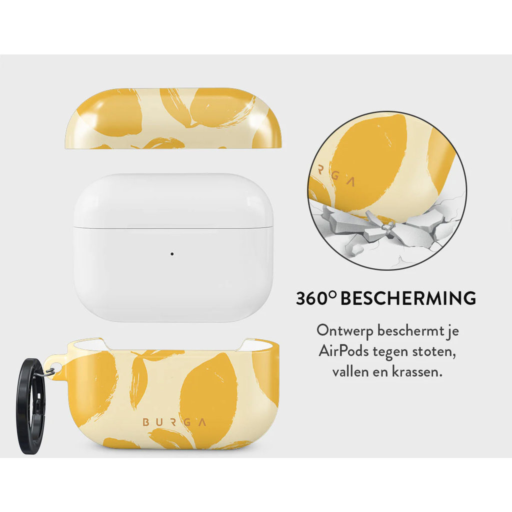Burga Apple Airpods Pro 2 Case - Lemon Tart - Afbeelding 2