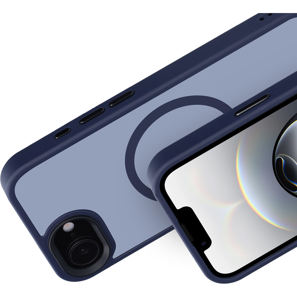 Mobiparts Hardcover Apple iPhone 16e Satin Blue (Magsafe Compatible) - Afbeelding 2