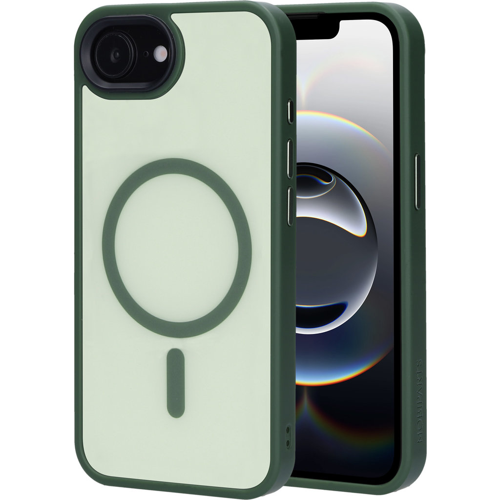 Mobiparts Hardcover Apple iPhone 16e Satin Green(Magsafe Compatible)