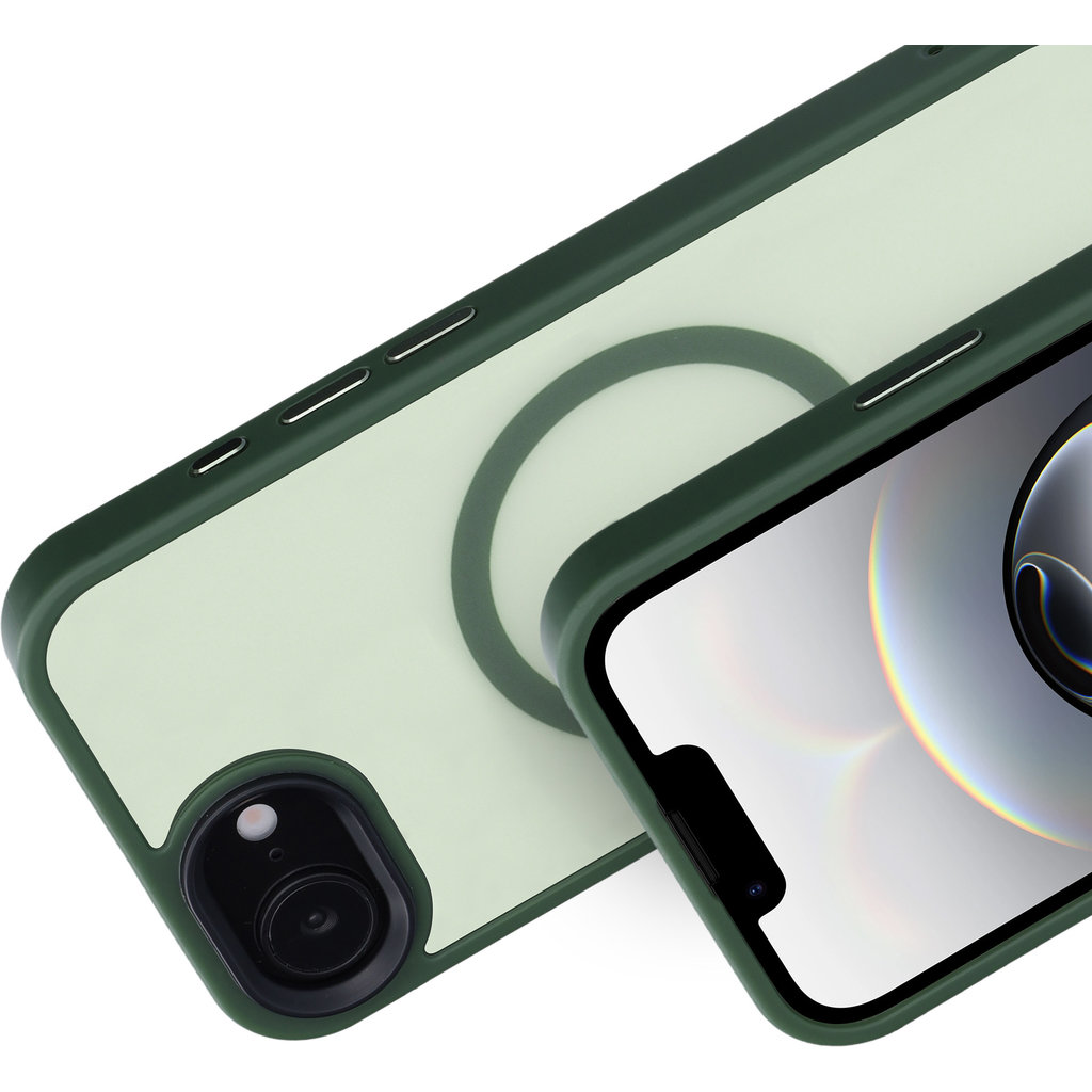 Mobiparts Hardcover Apple iPhone 16e Satin Green(Magsafe Compatible) - Afbeelding 2
