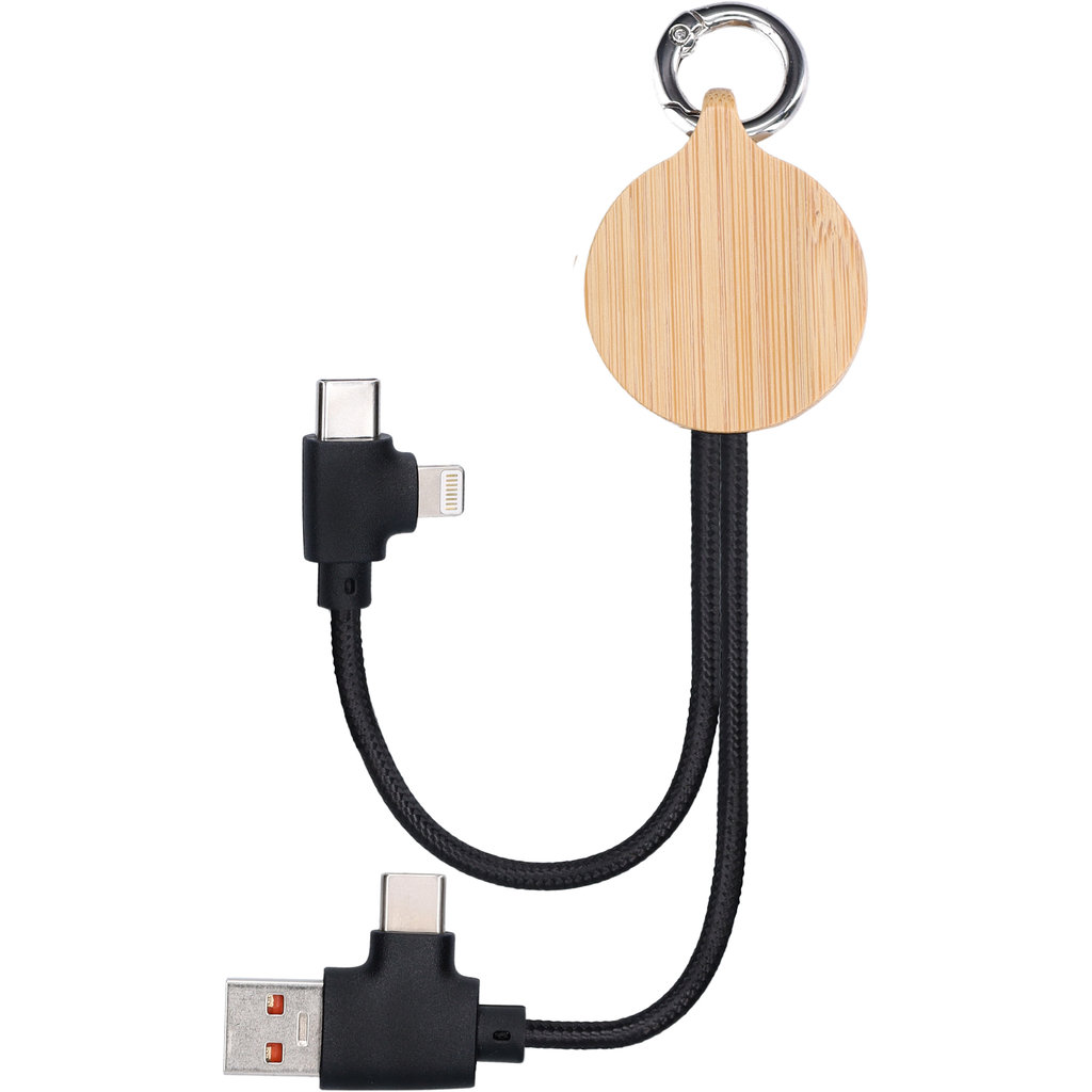 Mobiparts 4-in-1 Multicable Bamboo - Afbeelding 2
