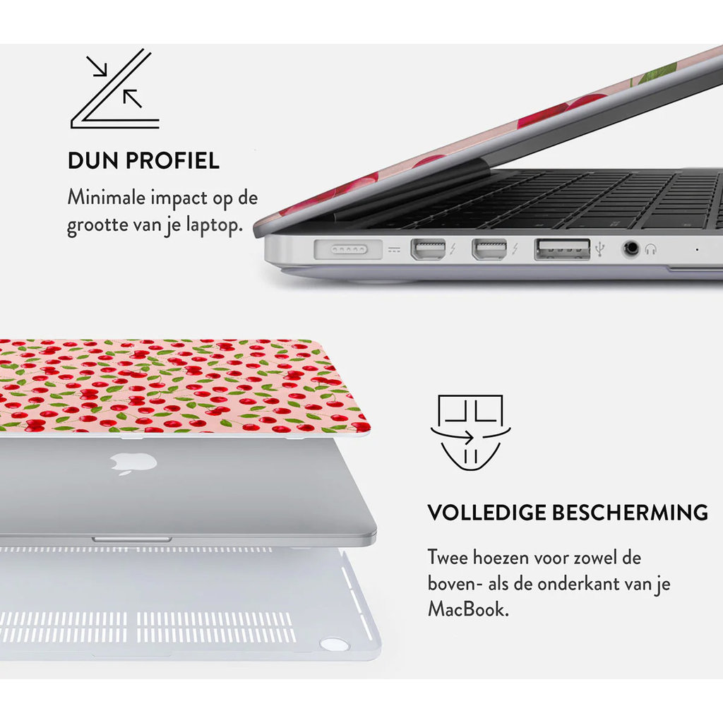 Burga Hard Case Apple MacBook Air 13 (2022) M2 A2681 - Afternoon Treat - Afbeelding 3