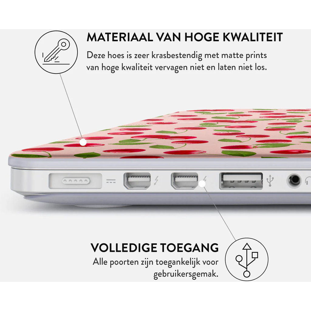 Burga Hard Case Apple MacBook Air 13 (2022) M2 A2681 - Afternoon Treat - Afbeelding 5