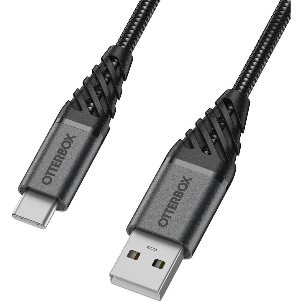 OtterBox USB-A to USB-C Premium Cable 1m Black - Afbeelding 2