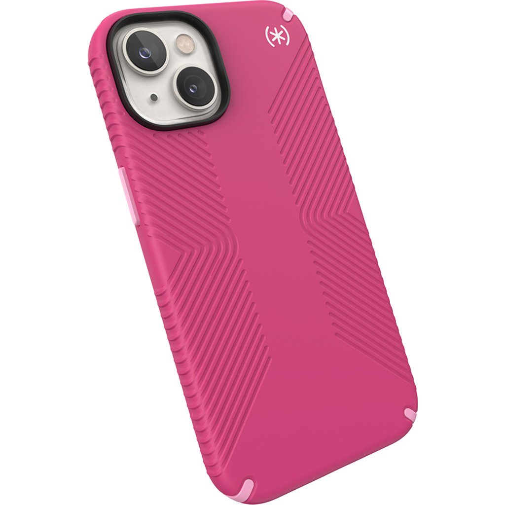 Speck Presidio2 Grip + MS Apple iPhone 14 Digital Pink - with Microban