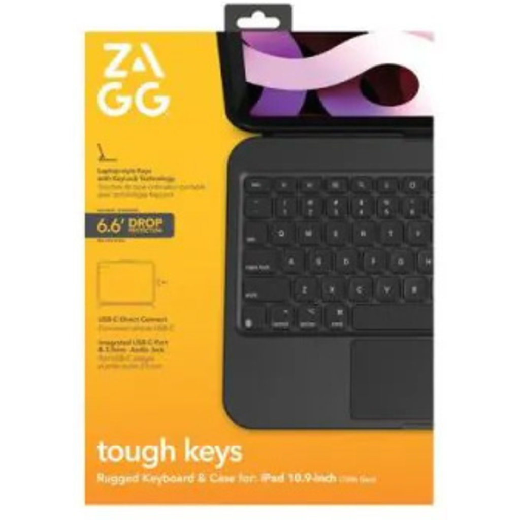 ZAGG Keyboard Tough Keys Apple iPad Air 10.9 (2020/2022) Black - Afbeelding 7