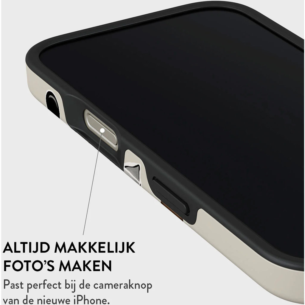 Burga Tough MagSafe Case Apple iPhone 16 Pro - Oat Milk Please - Afbeelding 5