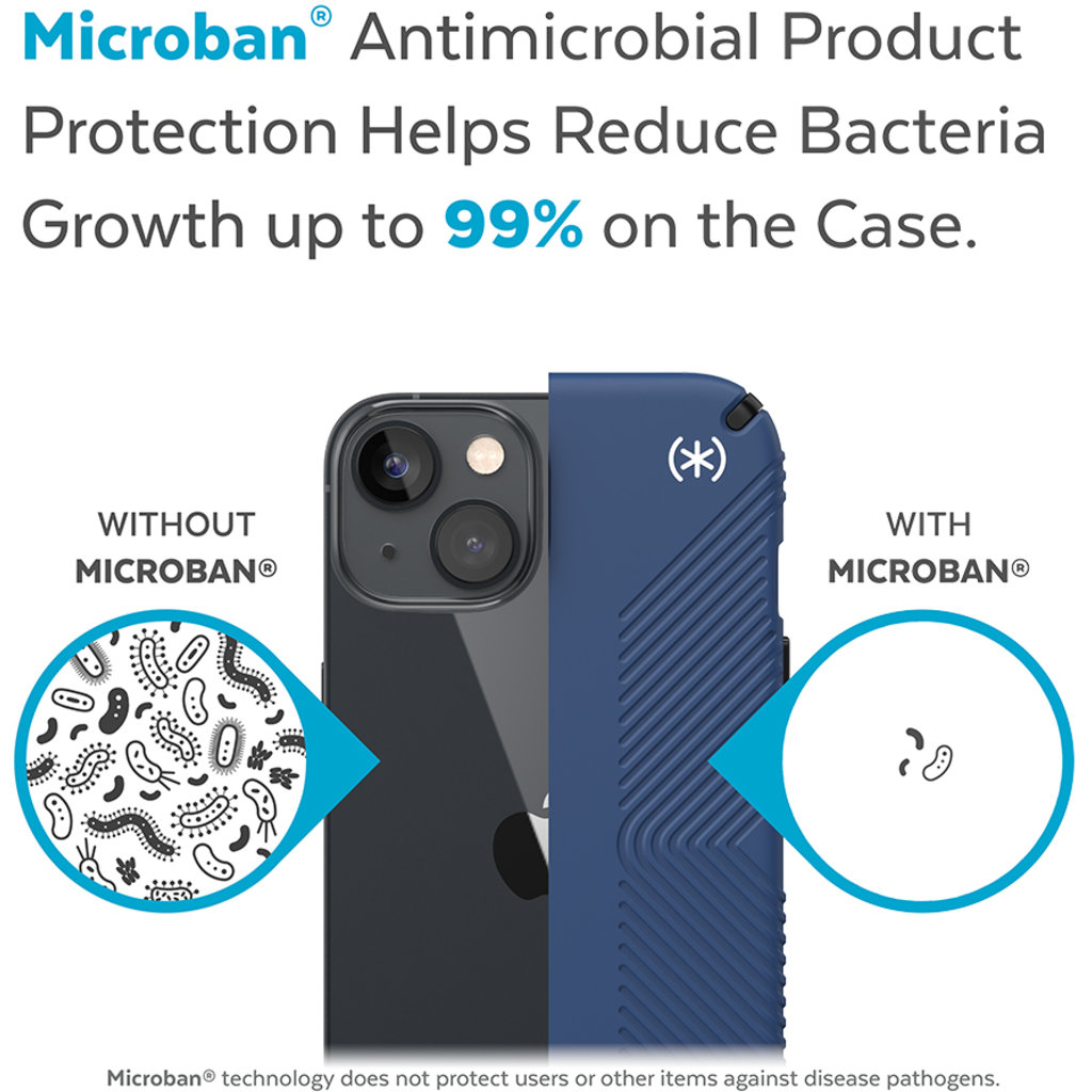 Speck Presidio2 Grip Apple iPhone 14 Plus/15 Plus Coastal Blue - with Microban - Afbeelding 9
