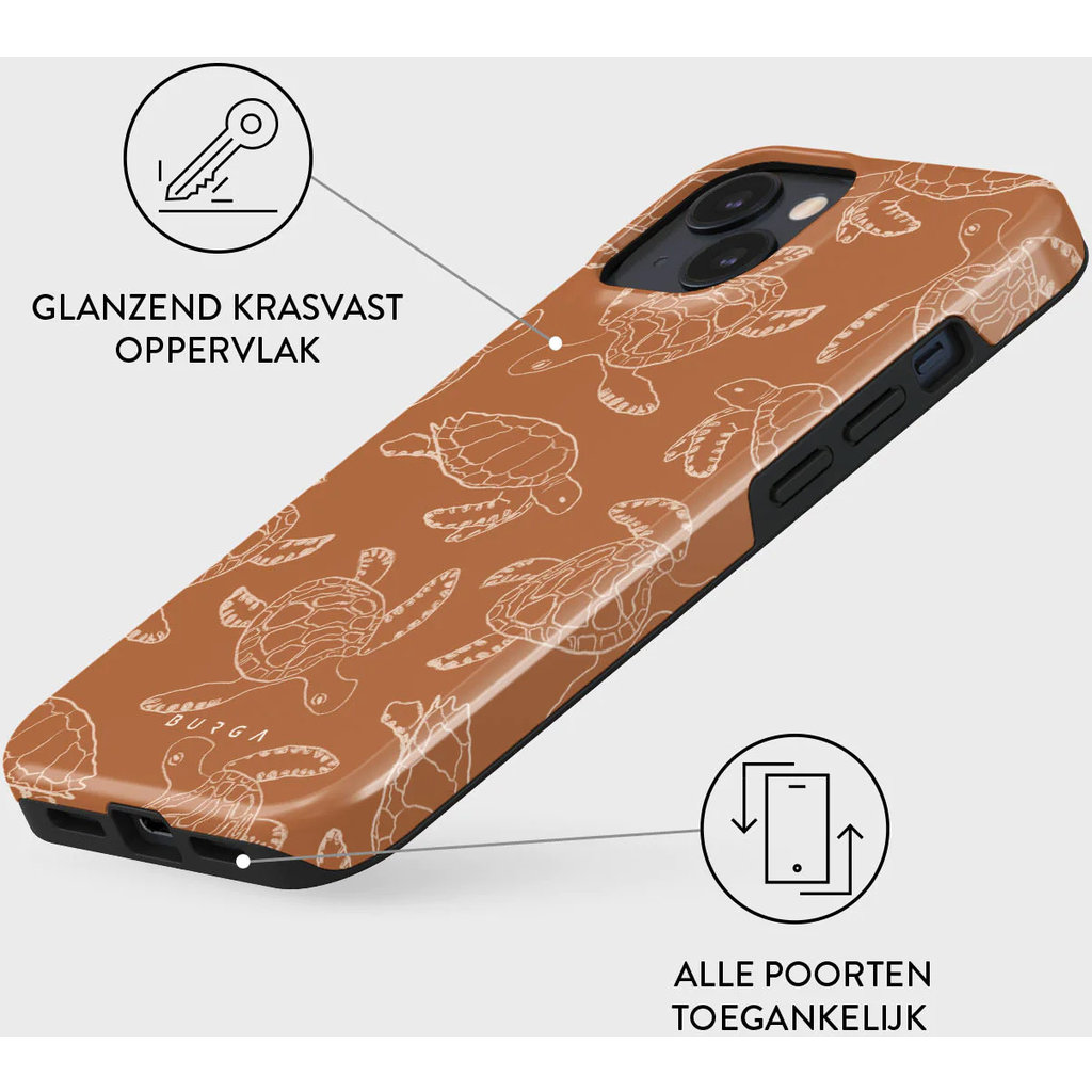 Burga Tough Case Apple iPhone 15 - Earth Shell - Afbeelding 3