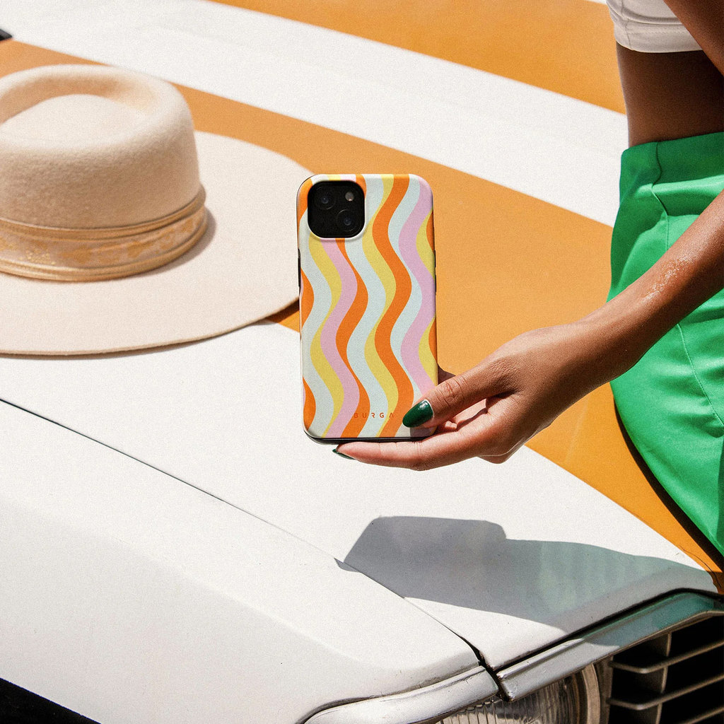 Burga Tough Case Apple iPhone 15 Plus - Flower Power - Afbeelding 7