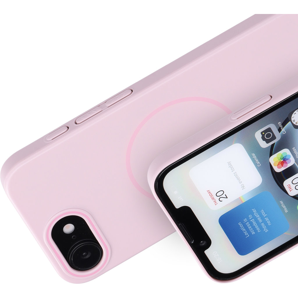 Mobiparts Slim Line Case Apple iPhone 16e (MagSafe Compatible) Blush Pink - Afbeelding 2