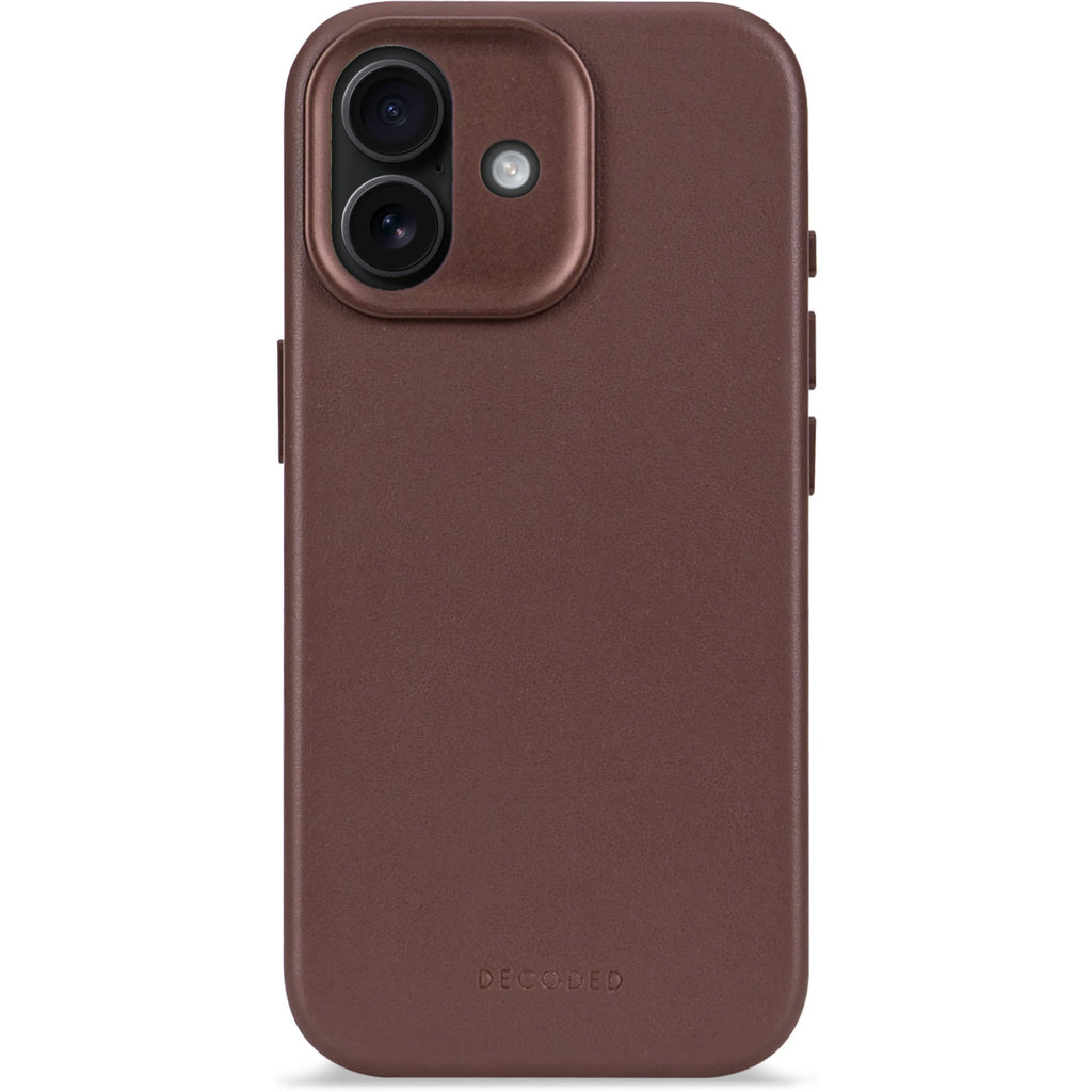 Decoded Leather Backcover Apple iPhone 17 Chocolate Brown