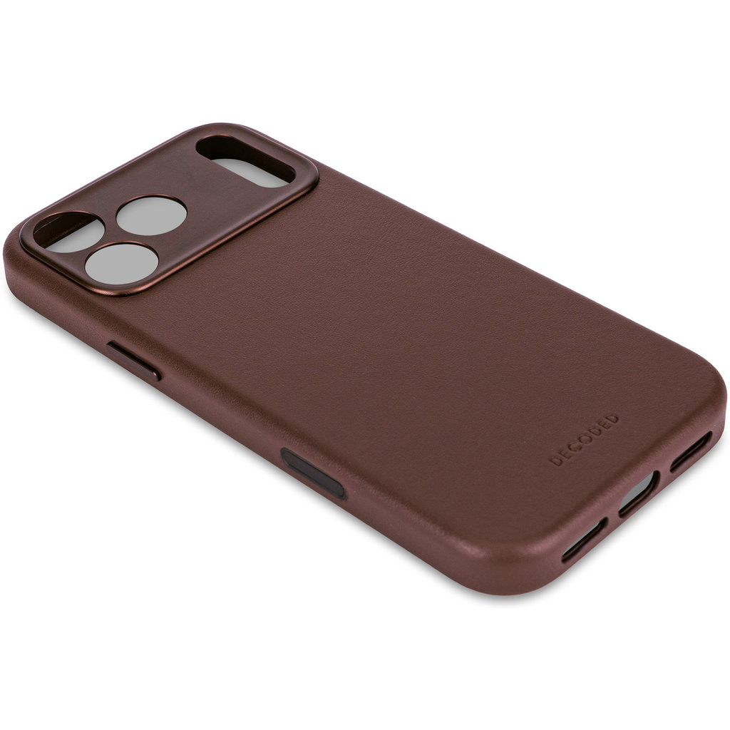 Decoded Leather Backcover Apple iPhone 17 Pro Chocolate Brown - Afbeelding 15