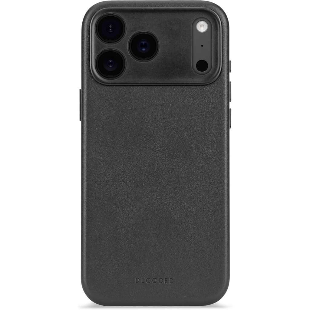 Decoded Leather Backcover Apple iPhone 17 Pro Black