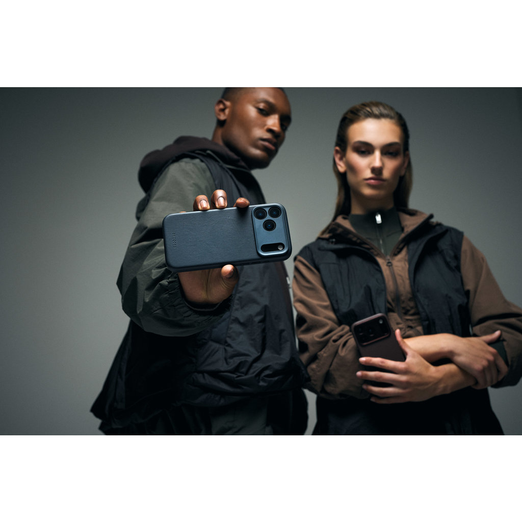 Decoded Leather Backcover Apple iPhone 17 Pro Max Navy Shadow - Afbeelding 15