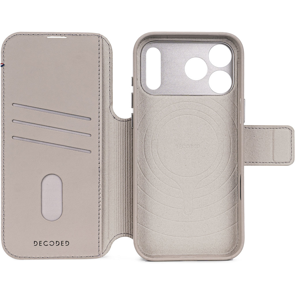 Decoded Leather Detachable Wallet Apple iPhone 17 Pro Max Solid Clay - Afbeelding 10
