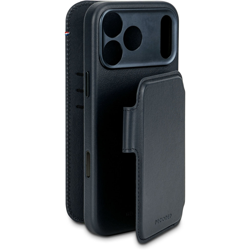 Decoded Leather Detachable Wallet Apple iPhone 17 Pro Max Navy Shadow - Afbeelding 7