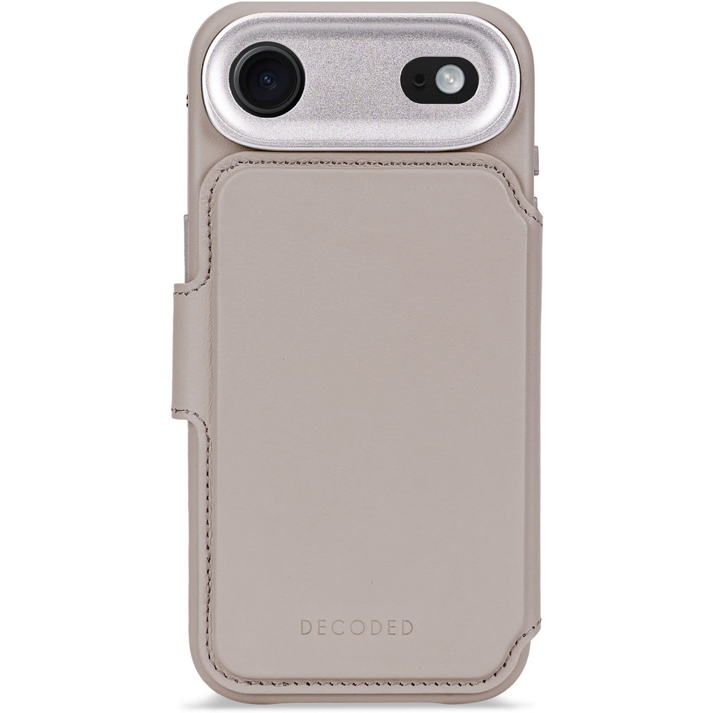 Decoded Leather Detachable Wallet Apple iPhone Air Solid Clay