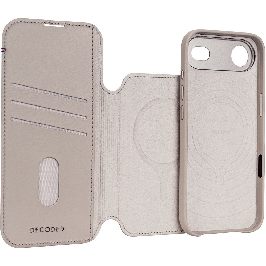 Decoded Leather Detachable Wallet Apple iPhone Air Solid Clay - Afbeelding 15