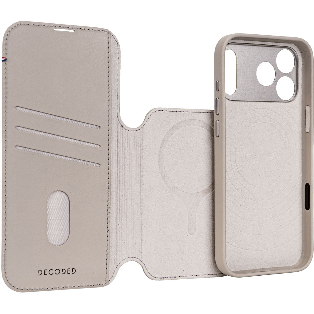 Decoded Leather Detachable Wallet Apple iPhone 17 Pro Solid Clay - Afbeelding 11