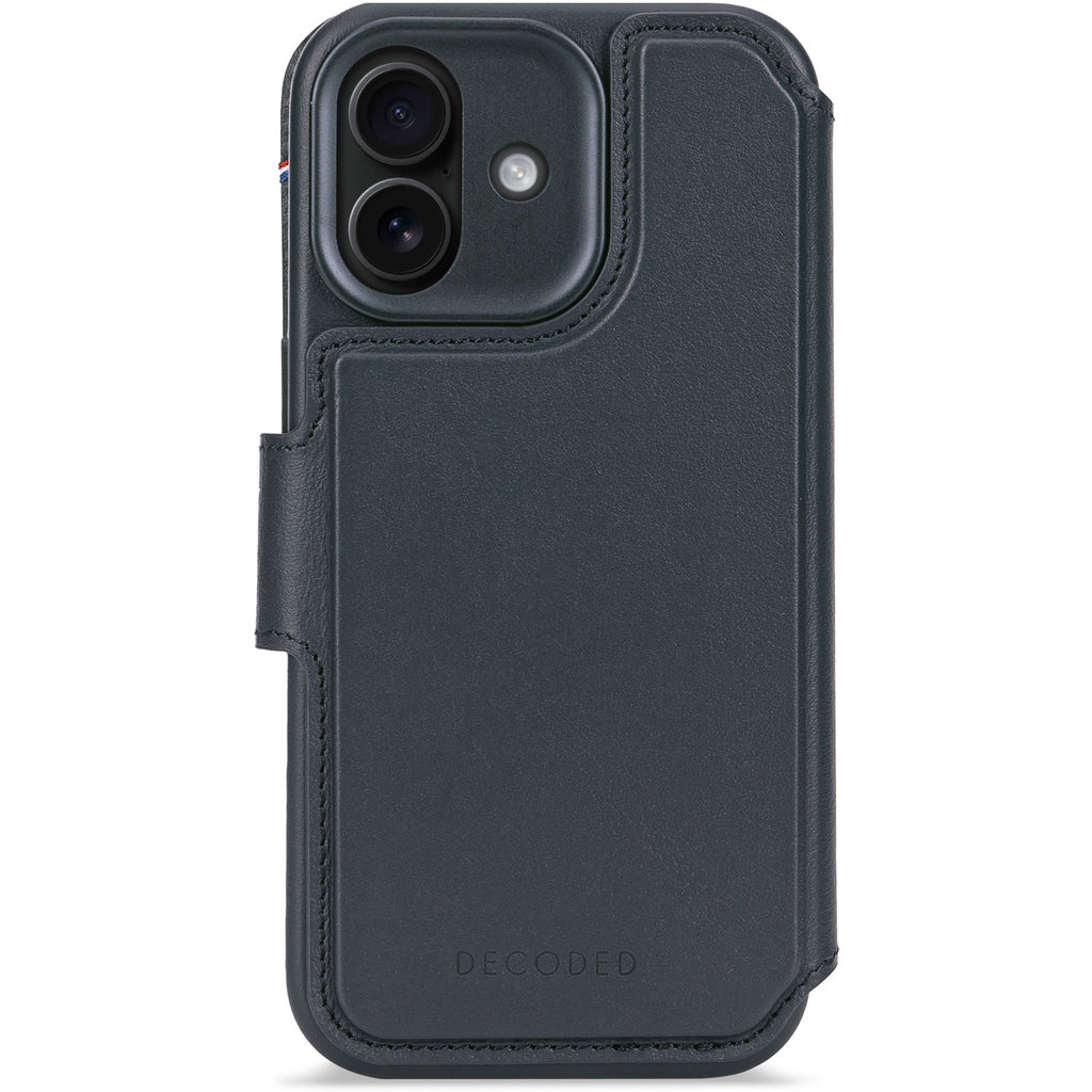 Decoded Leather Detachable Wallet Apple iPhone 17 Navy Shadow