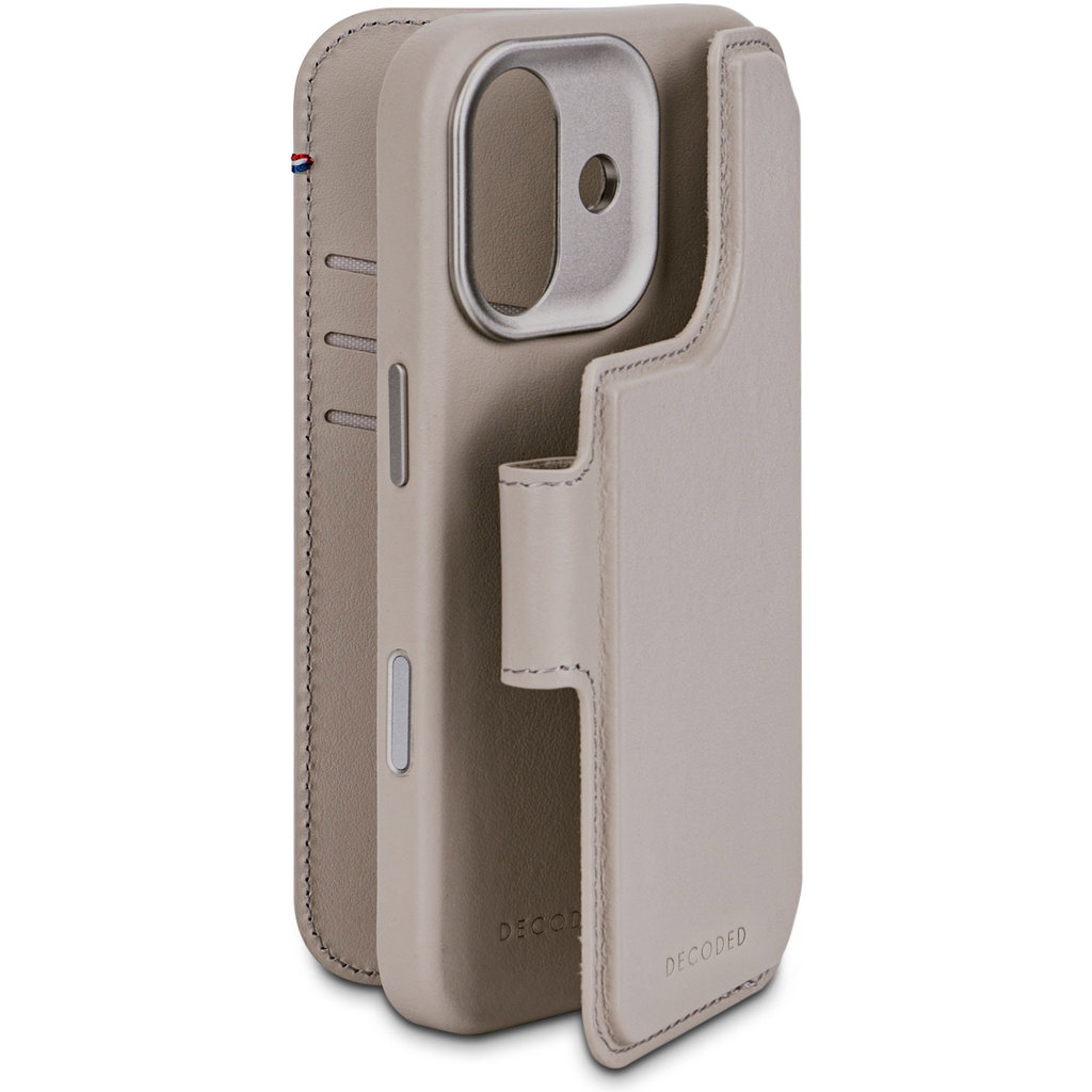 Decoded Leather Detachable Wallet Apple iPhone 17 Solid Clay - Afbeelding 7