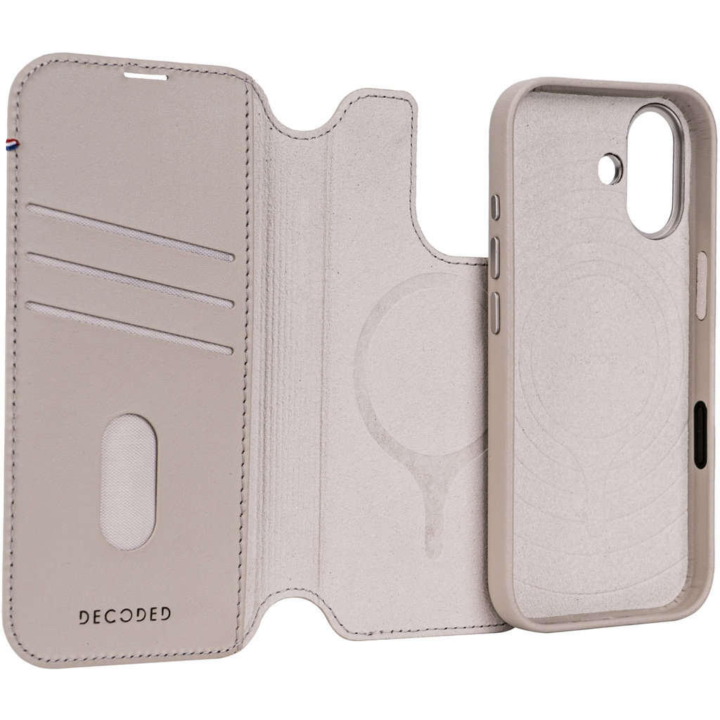Decoded Leather Detachable Wallet Apple iPhone 17 Solid Clay - Afbeelding 11