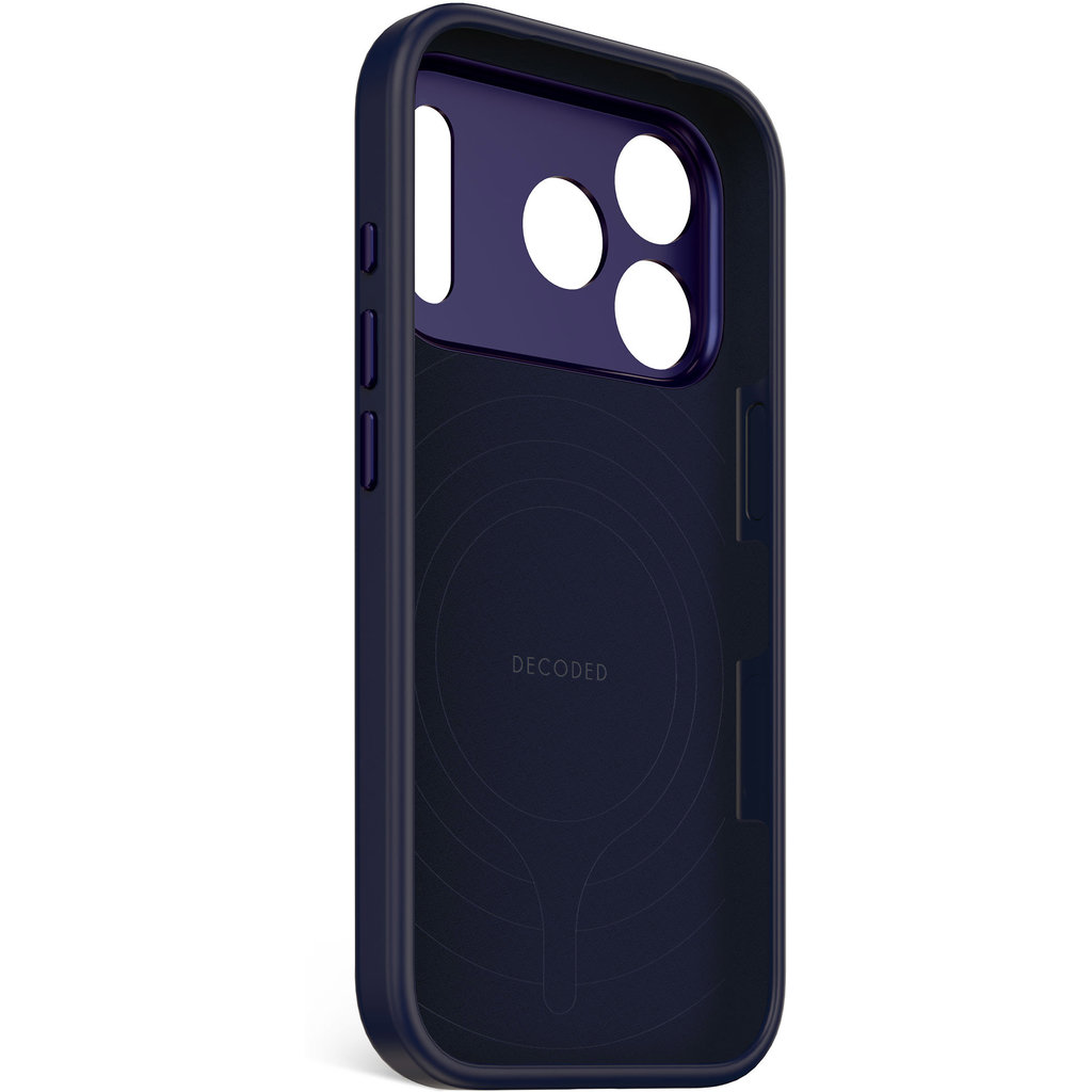 Decoded Silicone Backcover Apple iPhone 17 Pro True Navy - Afbeelding 9