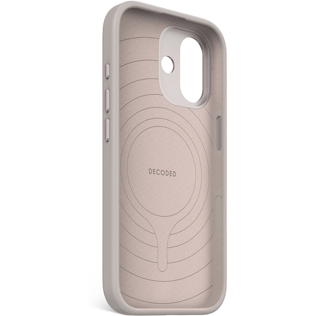 Decoded Silicone Backcover Apple iPhone 17 Soft Taupe - Afbeelding 7