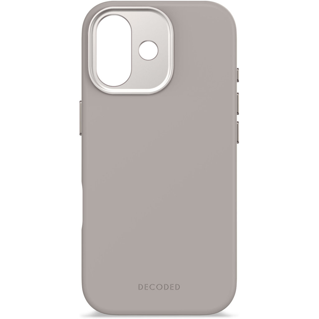 Decoded Silicone Backcover Apple iPhone 17 Soft Taupe - Afbeelding 9