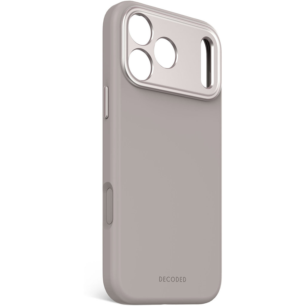 Decoded Silicone Backcover Apple iPhone 17 Pro Max Soft Taupe - Afbeelding 7