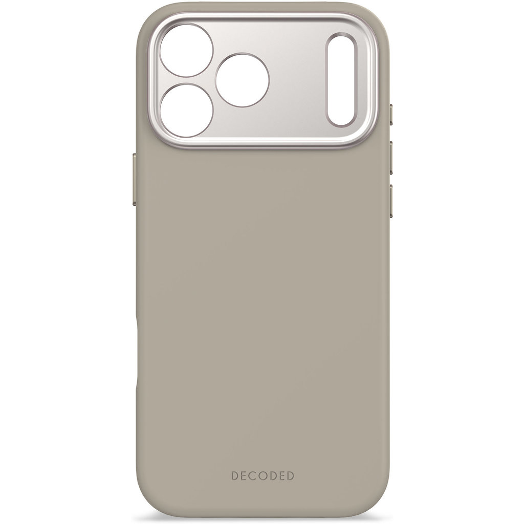 Decoded Silicone Backcover Apple iPhone 17 Pro Max Soft Taupe - Afbeelding 10