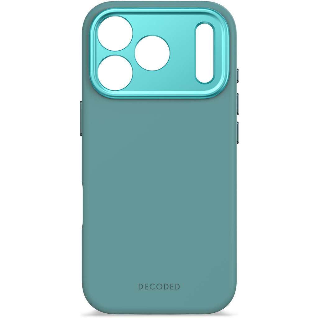 Decoded Silicone Backcover Apple iPhone 17 Pro Retro Blue - Afbeelding 13