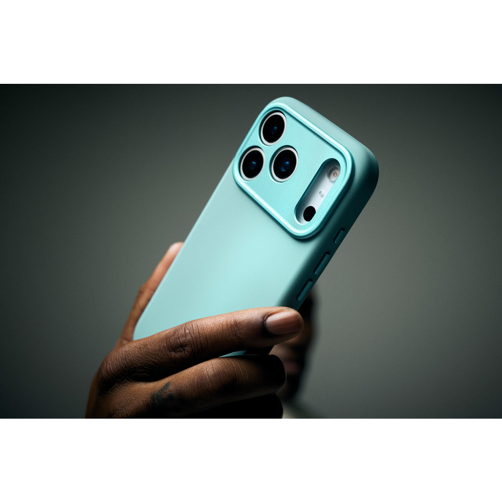 Decoded Silicone Backcover Apple iPhone 17 Pro Retro Blue - Afbeelding 16