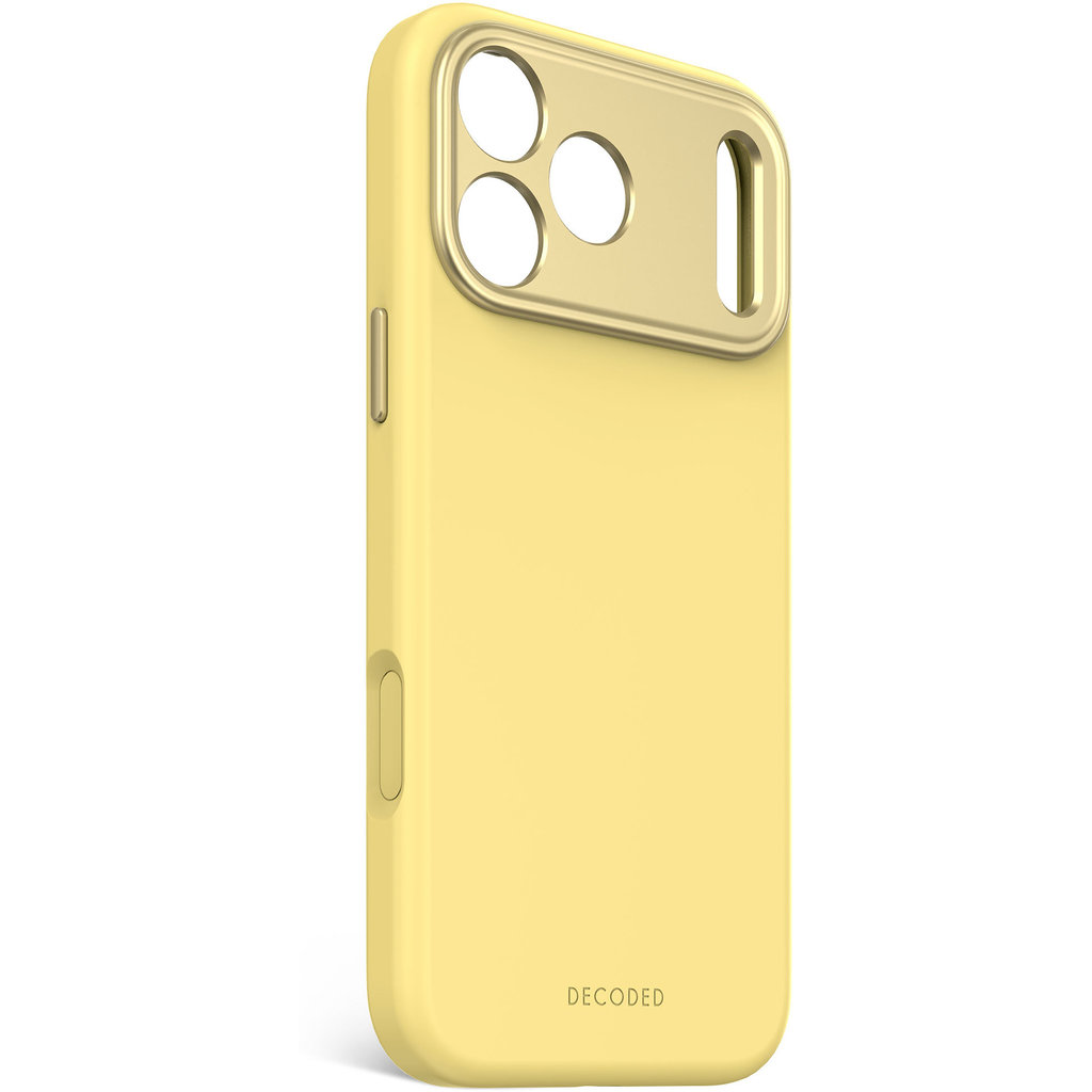 Decoded Silicone Backcover Apple iPhone 17 Pro Max Yuma Yellow - Afbeelding 6