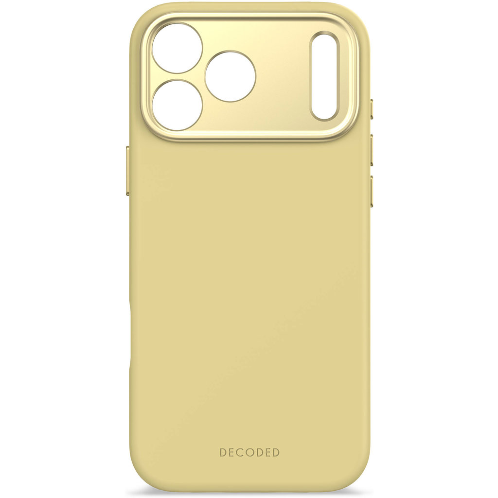 Decoded Silicone Backcover Apple iPhone 17 Pro Max Yuma Yellow - Afbeelding 9