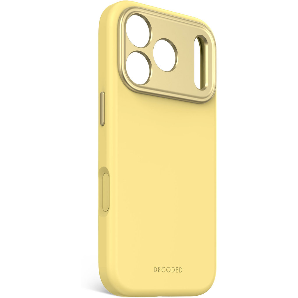 Decoded Silicone Backcover Apple iPhone 17 Pro Yuma Yellow - Afbeelding 11