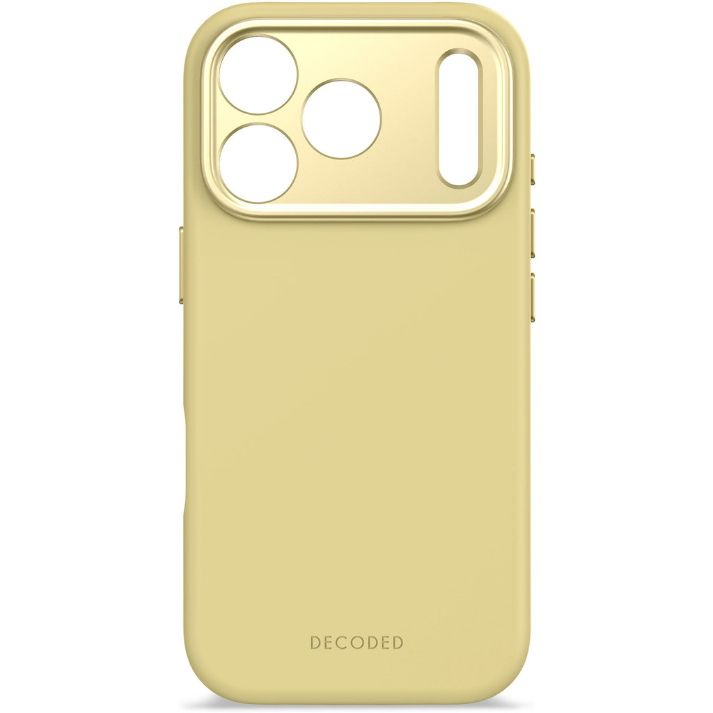 Decoded Silicone Backcover Apple iPhone 17 Pro Yuma Yellow - Afbeelding 14