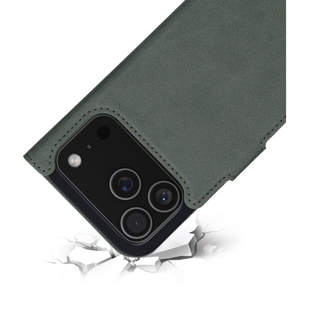 Mobiparts Classic Wallet Case Apple iPhone 17 Pro Stone Green (MagSafe Compatible) - Afbeelding 2