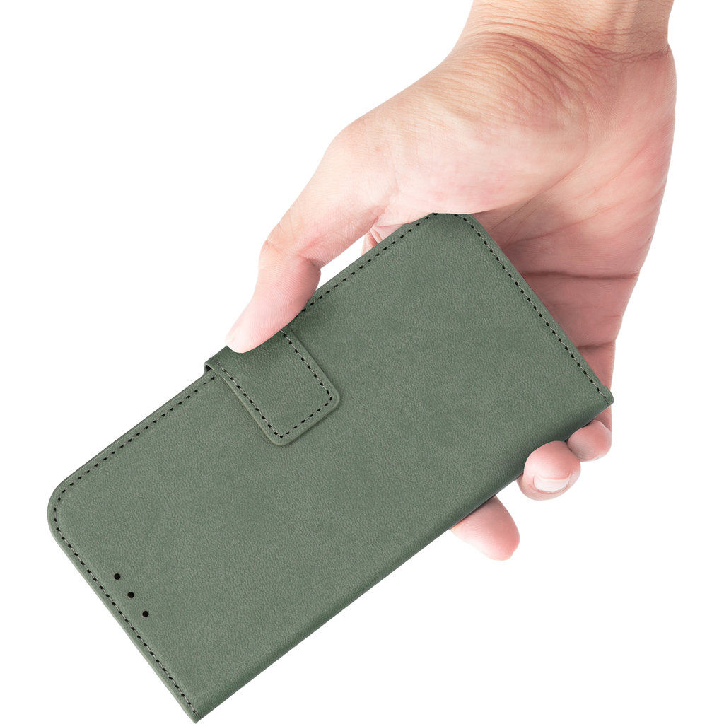 Mobiparts Classic Wallet Case Apple iPhone 17 Pro Max Stone Green (MagSafe Compatible) - Afbeelding 3