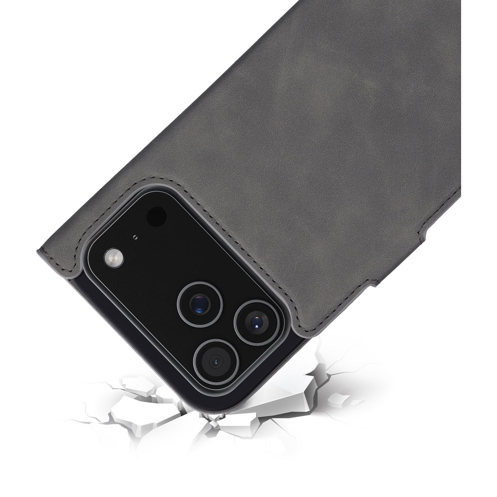 Mobiparts Classic Wallet Case Apple iPhone 17 Pro Max Granite Grey (MagSafe Compatible) - Afbeelding 2