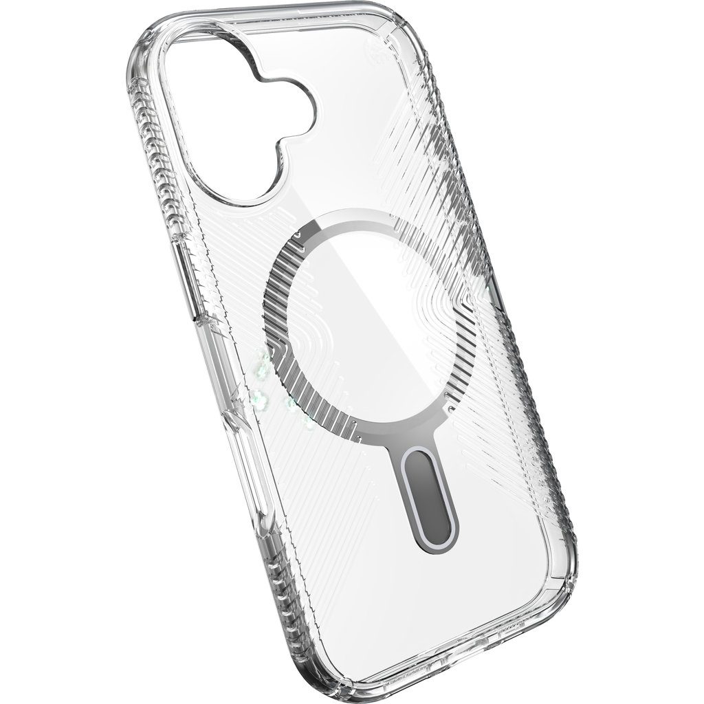 Speck Presidio Perfect Clear Grip + ClickLock Apple iPhone 17 Clear - with Microban