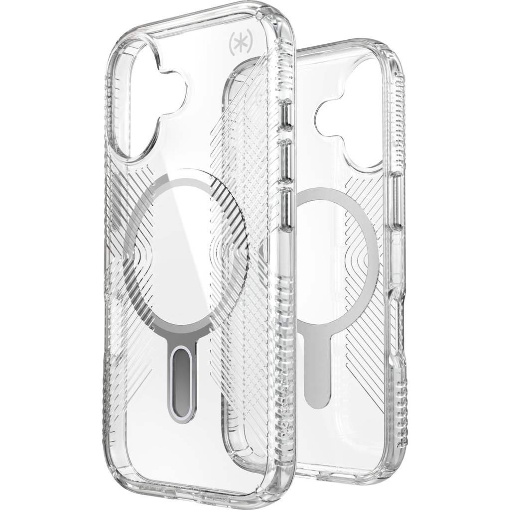 Speck Presidio Perfect Clear Grip + ClickLock Apple iPhone 17 Clear - with Microban - Afbeelding 3