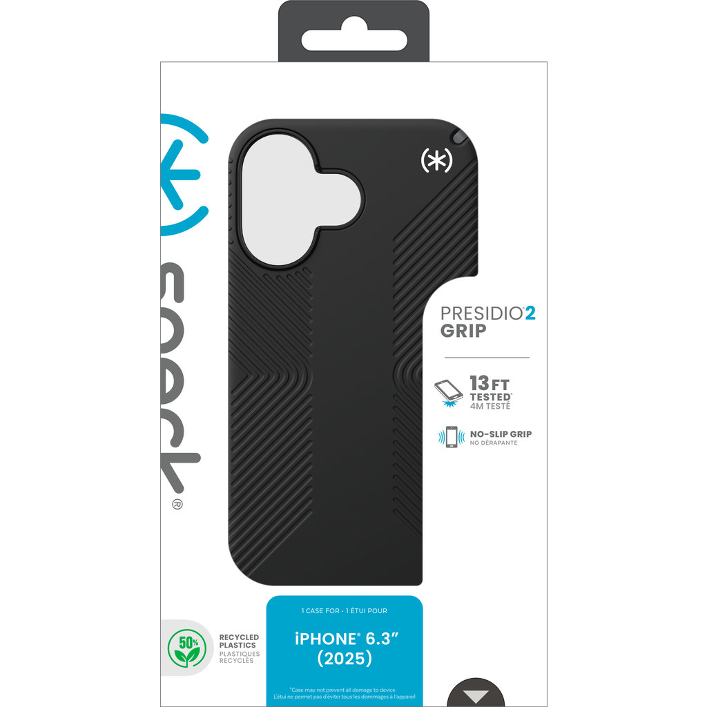 Speck Presidio2 Grip Apple iPhone 17 Black - with Microban - Afbeelding 5