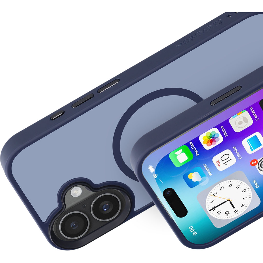 Mobiparts Hardcover Apple iPhone 17 Satin Blue (Magsafe Compatible) - Afbeelding 2